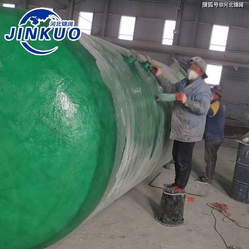 z6尊龙凯时，20立方玻璃钢缠绕一体成品地埋式化粪池厂家
